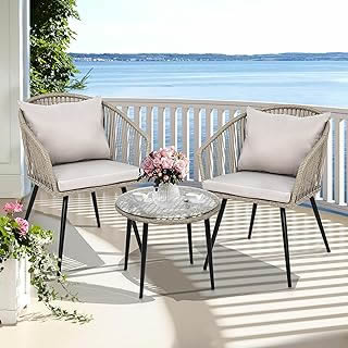 White patio sets